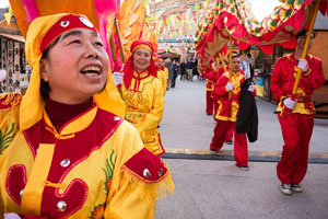 Celebración del año nuevo chino en Madrid
