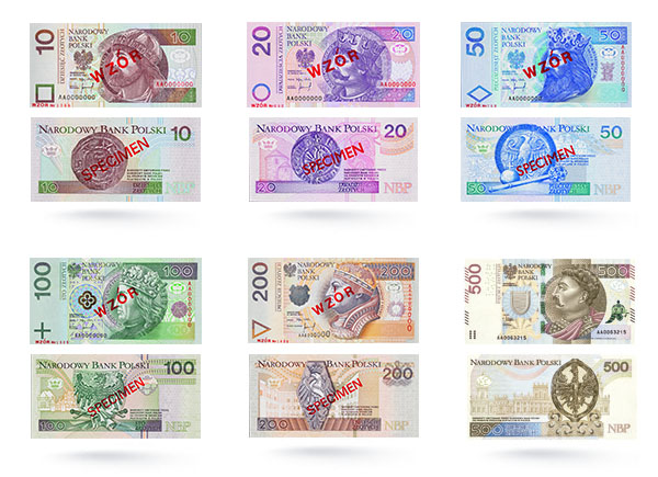 billetes zlotys
