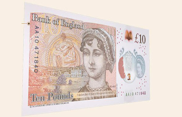 nuevo billete 10 libras jane austen